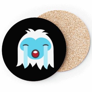 Discover Crying Out Loud Abominable Snowman Emoticoncrying Coasters