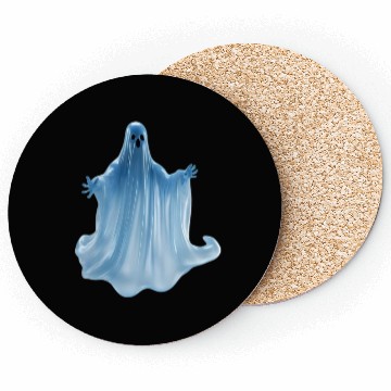Discover A close-up image of a ghost. Coasters