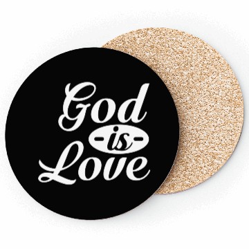 Discover God Is Love Coasters