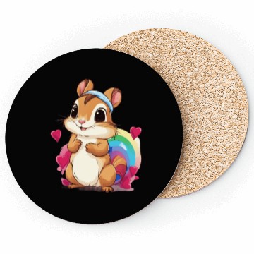 Discover Love Squirrel Coasters