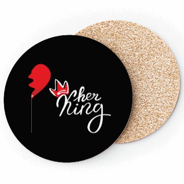 Discover King White Coasters