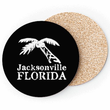 Discover Jacksonville Florida Palm Tree Souvenirs Gifts Coasters