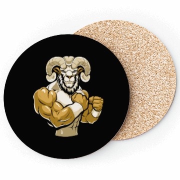 Discover Workout Gym Sheep Coasters