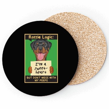 Discover Rottweiler Logic Coasters