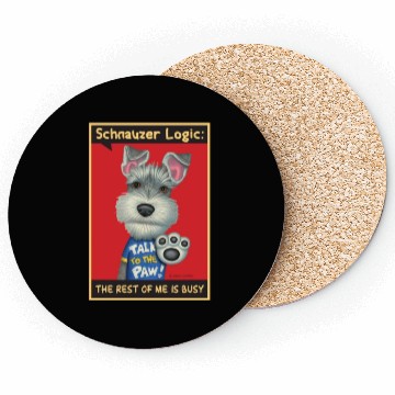 Discover Schnauzer Logic Coasters