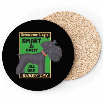 Discover Schnauzer Logic Coasters