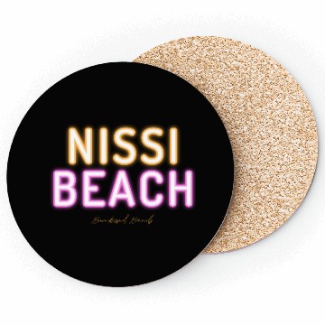 Discover nissi beach sun kissed sand Coasters
