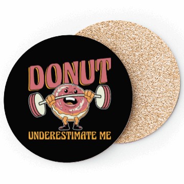Discover Fitness Donut Donut Gym Coasters