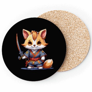 Discover Samurai Paws Coasters