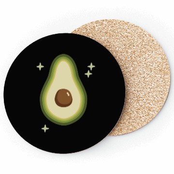 Discover Avocado Green Stars Coasters