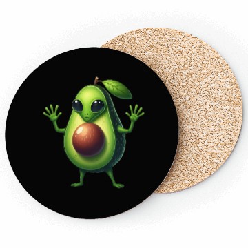 Discover Avocado alien Coasters