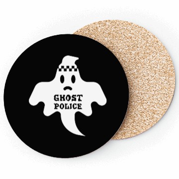 Discover Ghost Police Halloween Coasters
