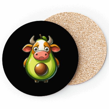 Discover Avocado cow Coasters