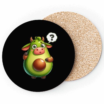 Discover Avocado cow Coasters