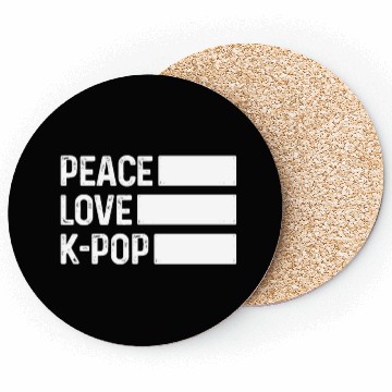 Discover K-Pop Fan Gift Korean Pop Music Coasters