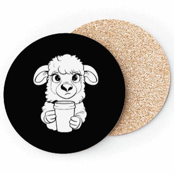 Discover Sheep Coffee Coasters