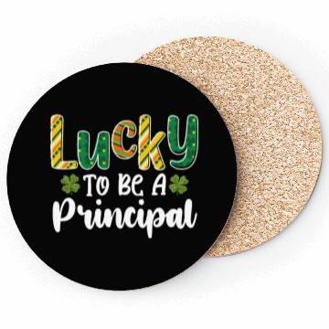 Discover Lucky To Be A Principal School St Patrick's Day Coasters