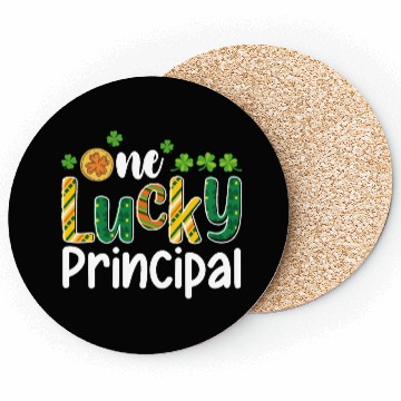 Discover One Lucky Principal School St Patrick's Day Coasters