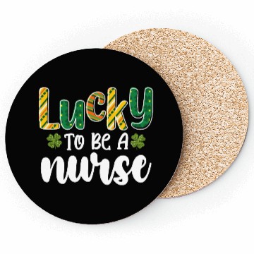 Discover Lucky To Be A Nurse St Patrick's Day Coasters