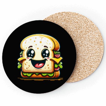 Discover Laughing Sandwich – Lunchtime laughter Coasters