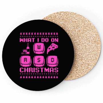 Discover Video Player What I do on Christmas WASD X-Mas Coasters