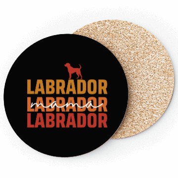 Discover Labrador Mama Dog Lover Mother Coasters