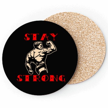 Discover Stay Strong Him Her ©WhiteTigerLLC.Com LIKE US Coasters