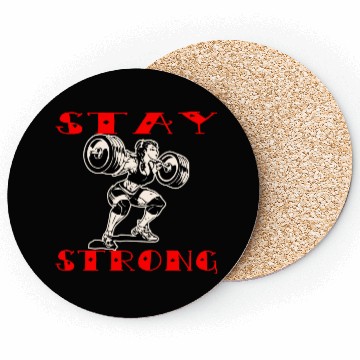 Discover Stay Strong Him Her ©WhiteTigerLLC.Com LIKE US Coasters