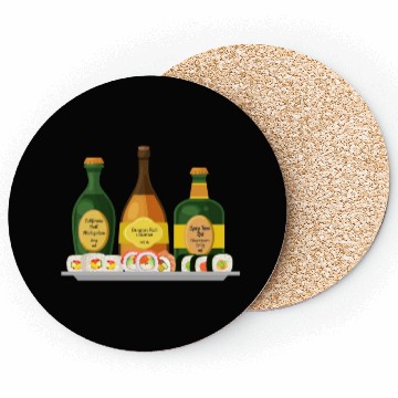 Discover Nurse Coasters, Dragon Spicy Tuna California Roll