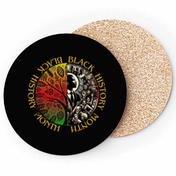 Discover Heritage Embrace: Black History Month Coasters