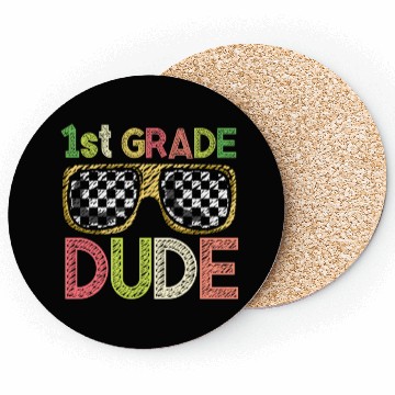 Discover Kindergarten Teacher Funny Student 1st Graduation Coasters