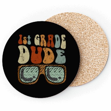 Discover Kindergarten Teacher Funny Student 1st Graduation Coasters