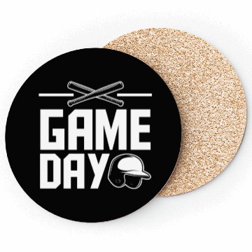 Discover Game Day Funny Baseball Gift Coasters