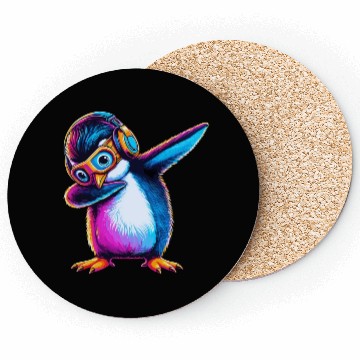 Discover Dabbing Penguin - Hilarious Coasters for Dab Enthusiast