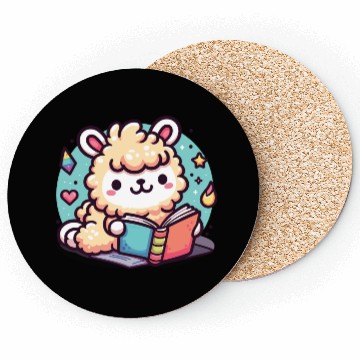 Discover Little Cute Llama Coasters