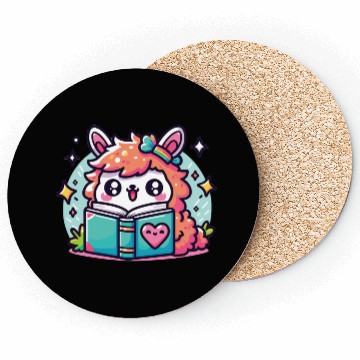 Discover Little Cute Llama Coasters