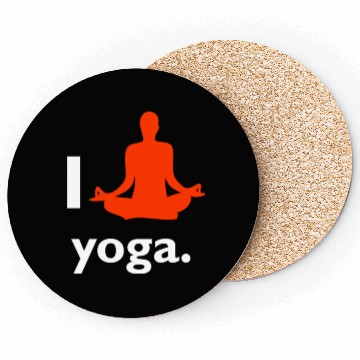 Discover I love yoga Coasters