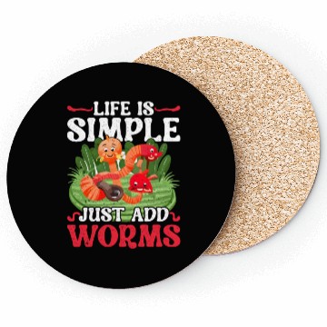 Discover Vermiculture Worm Farming Coasters