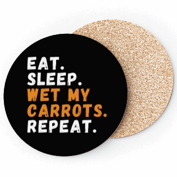 Discover Funny Garden Humor Carrot Plant Garden Coasters