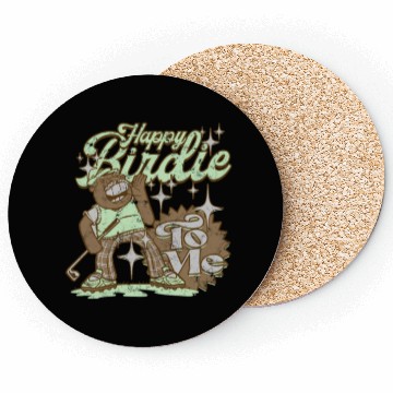 Discover Happy birdie to me Training and golf course Coasters
