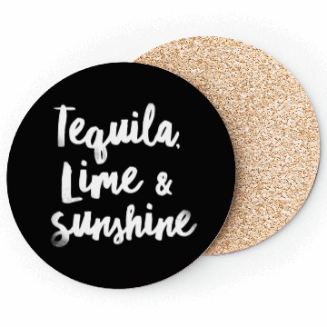 Discover Tequila Lime Sunshine Funny Mexican Alcohol Cool Coasters