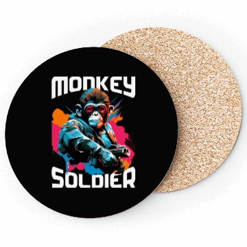 Discover Monkey Soldier Coasters