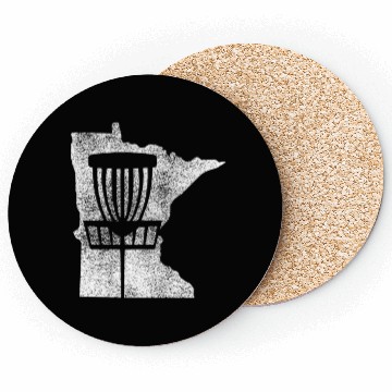 Discover Minnesota Disc Golf State With Baet Distressed Coasters