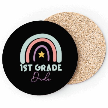 Discover Kindergarten Teacher Funny Student 1st Graduation Coasters