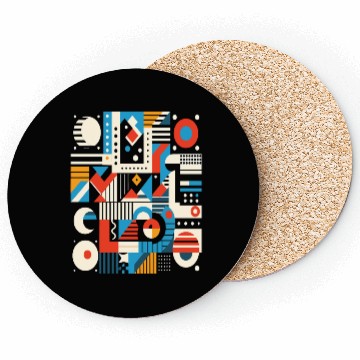 Discover Overlapping geometric shapes Coasters