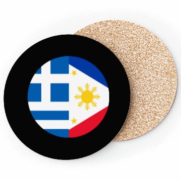 Discover Greek Filipino flags Coasters