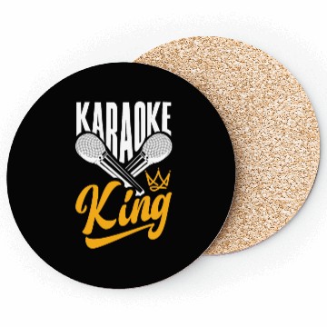 Discover Funny Karaoke Singer Singing Musician Karaoke Gift Coasters