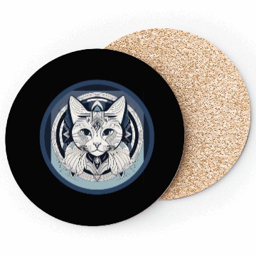 Discover tiger cat Coasters