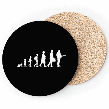 Discover Kid to Guitar Player Coasters