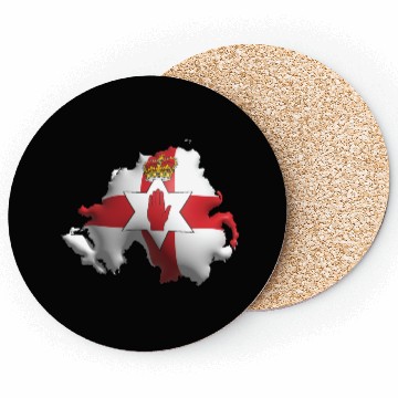Discover Northern Ireland - 3D Flag Map Coasters